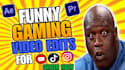 do funny gaming youtube video editing with free thumbnail