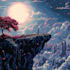 draw pixel landscape and friendship portrait