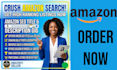 do amazon listing writing and optimization with SEO