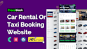 create a dynamic car rental or taxi booking website