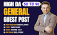 publish high da90 guest post with permanent dofollow SEO backlinks