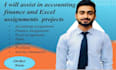 solve financial accounting assignments, projects, and papers