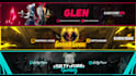 design youtube banner, twitch banner, gaming banner