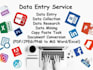do urgent data entry, copy paste job