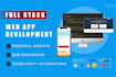 be your full stack web developer in react java spring HTML CSS