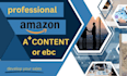 create amazon a plus content or attractive amazon ebc design