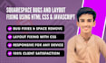 do squarespace custom code and fix squarespace issues