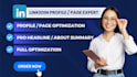upgrade, optimize, revamp your linkedin profile and business page