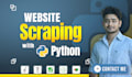 do web scraping, data scraping, extract contact list, email scraping in python