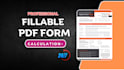 develop professional fillable PDF form creation