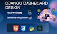 create amazing dashboard using django backend