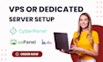 install and setup cyberpanel, aapanel, hestiacp on vps