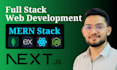 build web app website with react , mern stack, nextjs