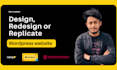 design, redesign or clone wordpress website using breakdance builder