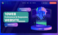 design responsive website using 10web, ai CRM website, durable, 10web website