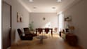 3d rendering of interior spaces