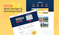 do landing page design or html landing page or web design and development