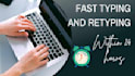 do fast copy typing job, retype scanned pages, pdf docs expert