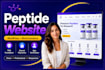 do peptide wordpress website, supplement website, research peptide store