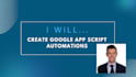 create google app script macros to automate gsuite products