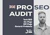 provide a complete SEO audit and remedy plan
