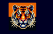 design a high quality tiger mascot logo
