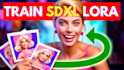 train sdxl lora model from your images
