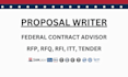 craft government bid, rfp, proposal, and tender from scratch