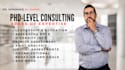 be your phd level consulting expert