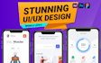 create mobile app UI and website UI design