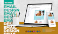 design a professional and customizable email template