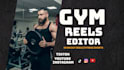 edit gym, fitness, workout reels for instagram, tiktok