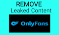 remove the leaked content of onlyfans under dmca