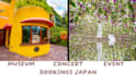 book museums, concerts, and events in japan