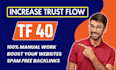 increase majestic trust flow tf 40