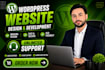 design wordpress website, redesign website, woocommerce and landing page