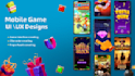 design professional game UI for mobile games