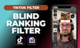 create a blind ranking filter for tiktok with effect house