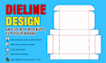 do dieline design for packaging, box dieline and die cut files for printing