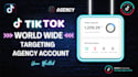 create verified tiktok agency account, tiktok ads account