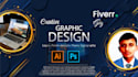 design travel poster, logo, social media posts, CV design, typography