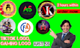 design smart logo branding for tiktok, instagram, youtube