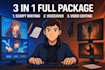 do anime movie recaps script voice edit full package