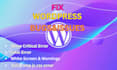 fix wordpress bugs, issues