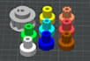 design 3d printable gear wheels