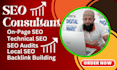 optimize your website ranking, on page SEO, and backlinks