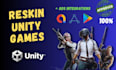 reskin any unity game and ads integration