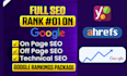 do on page SEO optimization on your website