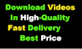extract videos, images, audios and pdf files in downloadable
