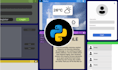 write a python desktop application with a qt gui